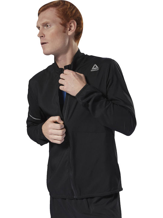 Reebok Men's Sport Jacket Windproof Black