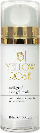 Yellow Rose Collagen Gel Gesichtsmaske für das Gesicht für Anti-Aging 100ml