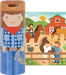 Kinderpuzzle Puzzle Spardose Auf dem Bauernhof 64pcs Petit Collage