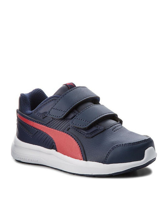 Escaper SL V Infant Kids Sports Shoes Running with Hoop & Loop Closure Navy Blue