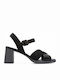 Camper Leather Women's Sandals Kara Black