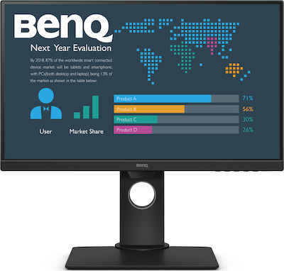 BenQ BL2480T IPS Monitor 23.8" FHD 1920x1080 με Χρόνο Απόκρισης 5ms GTG