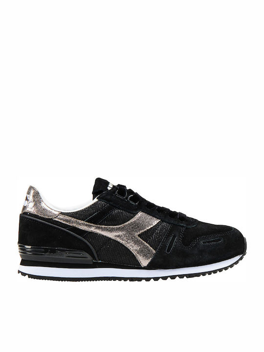 Titan Premium Damen Sneakers Schwarz