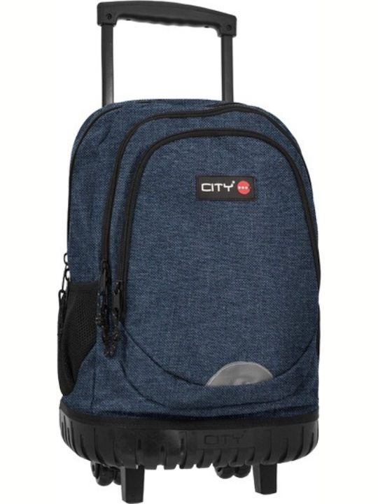 Lyc Sac Rock N Roll Elementary School Trolley Bag Blue Electric Blue