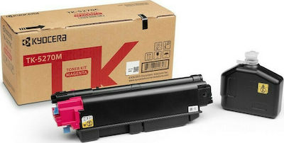 Kyocera TK-5270M Toner Laser Εκτυπωτή Ματζέντα 6000 Σελίδων (1T02TVBNL0)