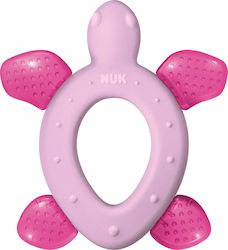 Nuk Teething Ring with Gel made of Silicone for 3 m+ Pink Turtle 1pcs