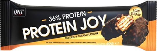 QNT Protein Joy Bar with 36% Protein & Flavor Cookies & Cream 60gr