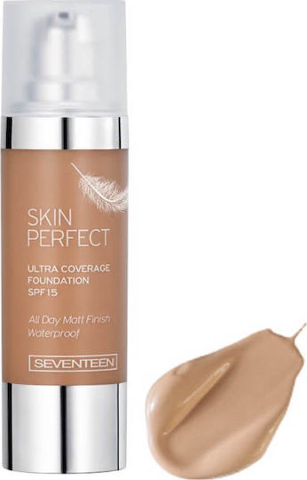 Seventeen Skin Perfect Ultra Coverage Waterproof Liquid Make Up SPF15 04 30ml
