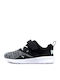 NRGY Comet V INF Kids Sports Shoes Running with Hoop & Loop Closure Gray
