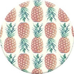 Pop Holder Pineapple Pattern Handy Mehrfarbig