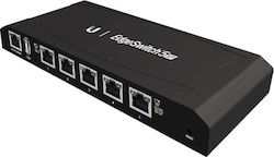 Ubiquiti EdgeSwitch ES‑5XP Negestionat L2 PoE+ Switch cu 5 Porturi Gigabit (1Gbps) Ethernet