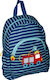 Die Spiegelburg Fire Truck School Bag Backpack Kindergarten Blue