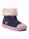 Kids Boots with Zipper Navy Blue