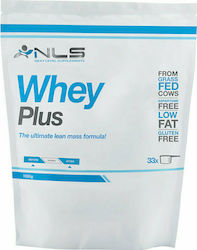 NLS Whey Plus Molkenprotein Glutenfrei mit Geschmack Haselnuss 1kg