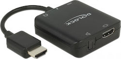 DeLock 63276 HDMI male σε 3.5mm / HDMI / Toslink female
