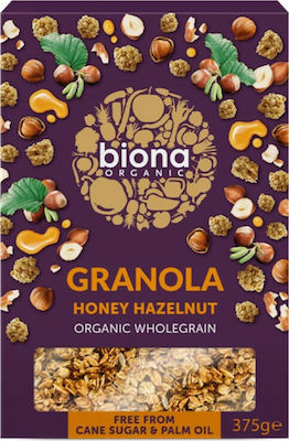 Biona Organic Granola Oatmeal με Μέλι και Φουντούκια Whole Grain 375gr 1pcs