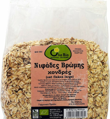 Όλα Bio Bio Fulgi de Ovăz Χονδρές Integrală 500gr 1buc ΒΙΟ092