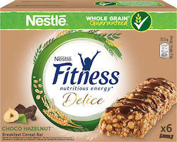 Nestle Fitness Delice Oat Bar Energy with Chocolate & Hazelnut 135g Nestle Fitness Delice Oat Bar Energy with Chocolate & Hazelnut 135g