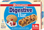 Παπαδοπούλου Digestive Μπάρα Δημητριακών με Κόκκινα Φρούτα & Γάλα (5x28gr) 140gr