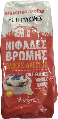 Βιο Αγρός Organic Flakes Oatmeal Whole Grain 500gr 1pcs