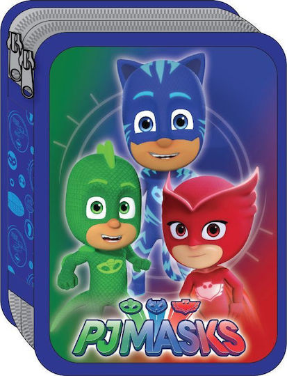 Diakakis Pj Masks 3D Pencil Case with 2 Compartments Multicolored