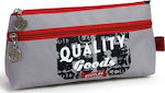 Busquets Route 66 Pencil Case with 1 Compartment Gray