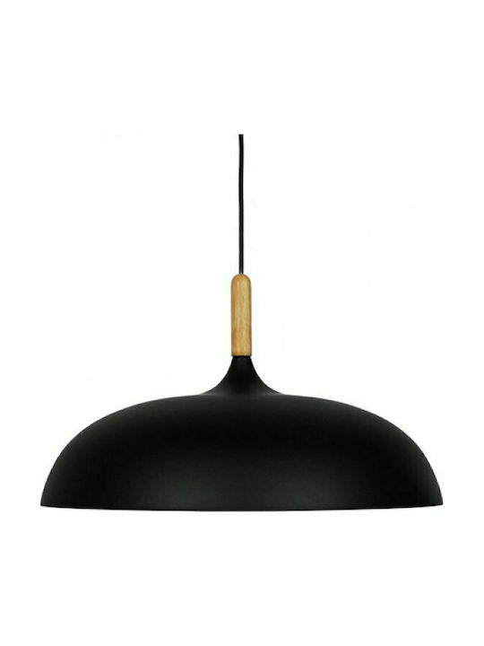 GloboStar Vallete Black Pendant Light Suspension Bell for Socket E27 Black