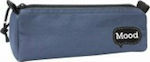 Διακάκης Fabric Pencil Case Mood with 1 Compartment Blue