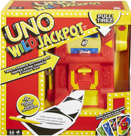 Mattel Uno Wild Jackpot Game 