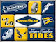 Nostalgic Art Goodyear Магнитни сетове Метални 7x10бр 9pcs