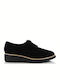 Sharon Noel Women's Leather Oxford Shoes Black