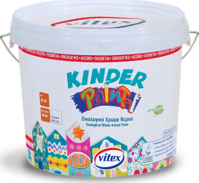 Vitex Kinder Paint Eco Λευκό 3lt Skroutz.gr
