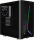 Corsair Carbide Spec-06 RGB Tempered Glass Gaming Midi Tower Κουτί Υπολογιστή με Πλαϊνό Παράθυρο Μαύρο