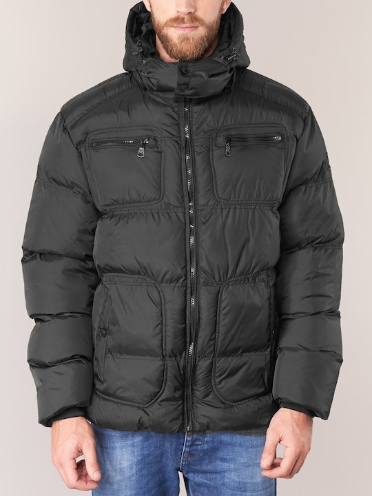 Lonsdale Kellan Geci Barbati Puffer Negru