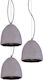 Home Lighting Joy Pendant Light Suspension Bell for Socket E27 Gray