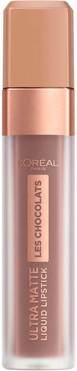 L'Oreal Paris Les Chocolates Ultra Matte Long Lasting Liquid Lipstick Matte 858 Oh My Choc 7.6ml