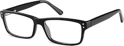 Sunoptic Kids Children's Plastic Eyeglass Frame Black PK2E