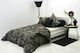 SB Home Aida Σετ Σεντόνια Υπέρδιπλα 240x270εκ. Γκρι (4τμχ)