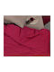 Nef-Nef Homeware Duvet Cover Cotton Single 160x240 Basic Bordo