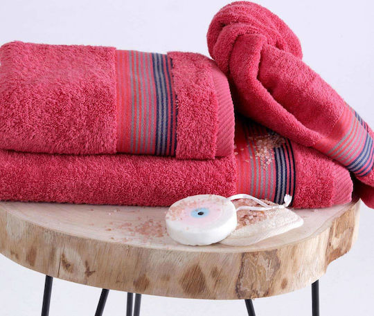 SB Home Pânză De Față Quatro Coral 50x90cm Roz De Greutate 500gr/m²