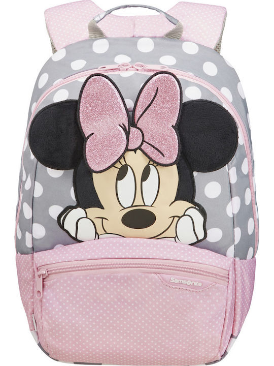 Samsonite Disney Ultimate 2.0 Minnie Σχολική Τσάντα Πλάτης Δημοτικού σε Γκρι χρώμα 11lt