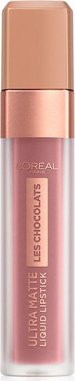 L'Oreal Paris Les Chocolates Ultra Matte Дълготраен Течен Червило Матов 842 Candy Man 7.6мл