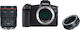Canon Mirrorless Φωτογραφική Μηχανή EOS R Full Frame Kit (RF 24-105mm F4L IS USM + EF-EOS R Adapter) Black