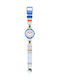 FlikFlak Kinder-Analoguhr Icy Party mit Stoffarmband Mehrfarbig