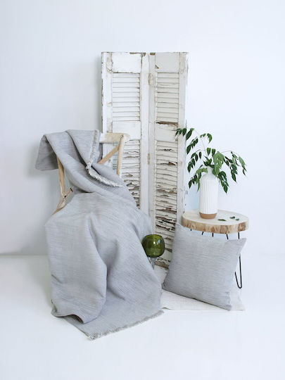 SB Home York Sesselüberwurf Chenille 250x180cm Grau