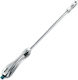 Simoni Racing Car Antenna Roof Ego Threaded Chrome for Radio in Silver Color