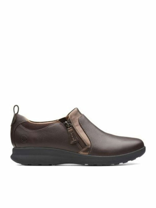 Clarks Un Adorn Damen Slip-Ons Braun