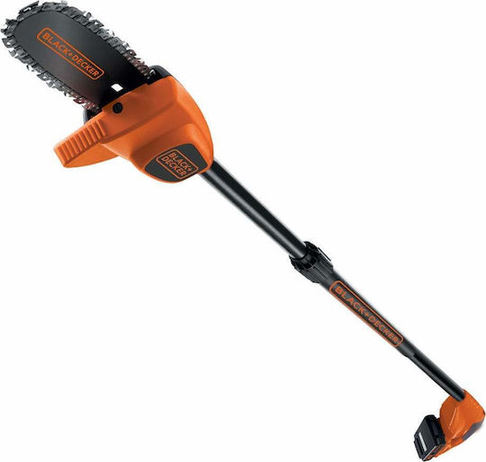 Black & Decker GPC1820L20 Telescopic Pole saw Battery 18V 2Ah with Bar 20cm and Weight 3.7kg