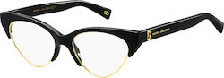 Marc Jacobs Eyeglass Frame Katzenauge Schwarz MARC314 807