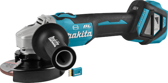 Makita Τροχός 125mm Μπαταρίας Brushless με Ρύθμιση Στροφών 18V Solo